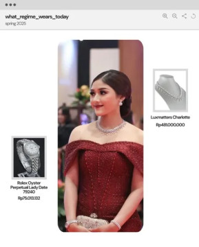 Erina Gudono, istri Kaesang Pangarep. (instagram)